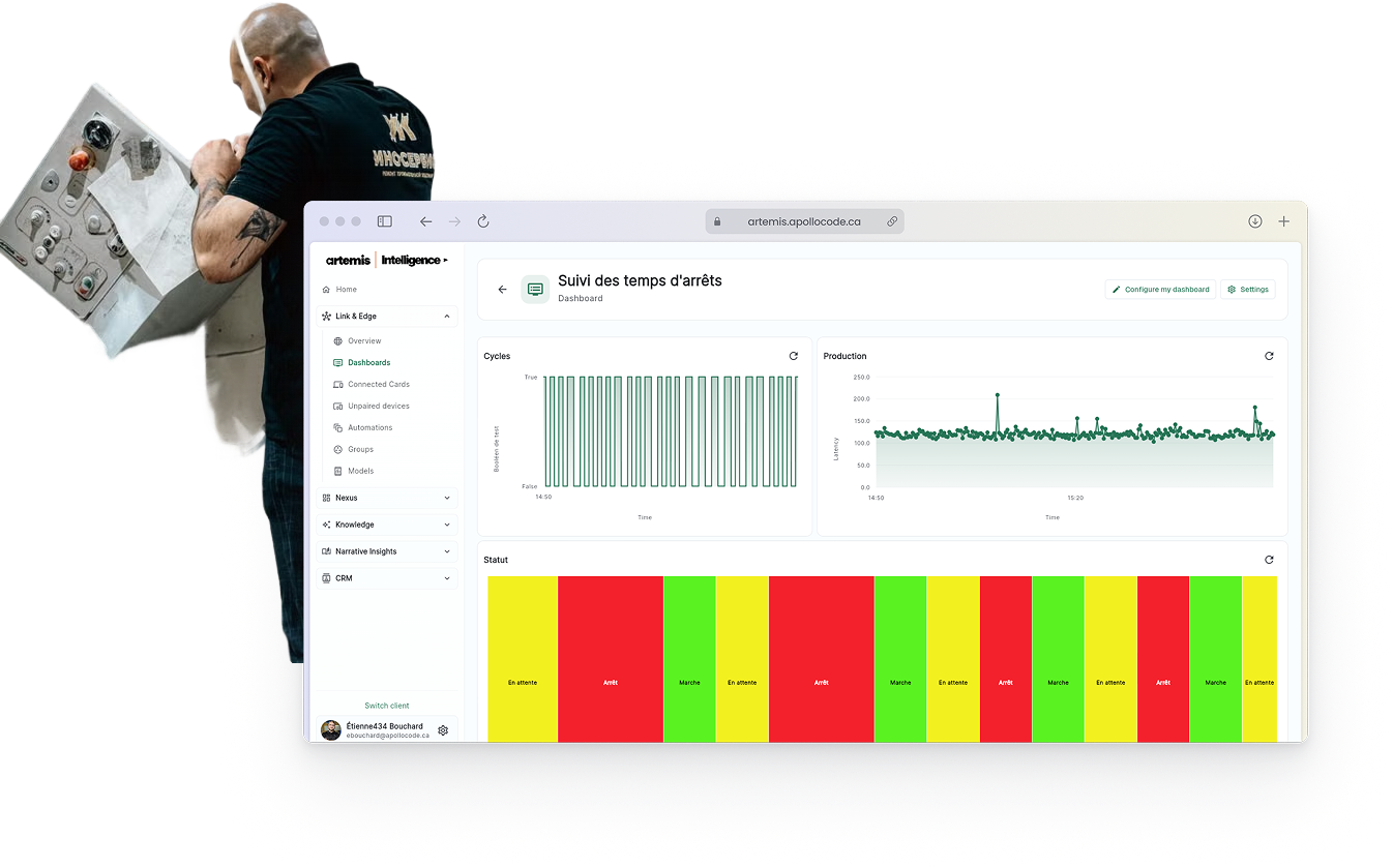 Nexus Operations industrial interface